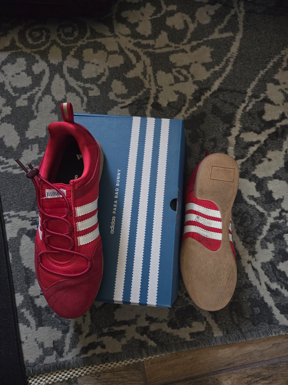 Adidas x Bad Bunny Ballerina Flamboyan Red - Picture 3 of 6